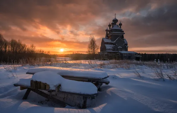 Picture Church, Arkhangelsk oblast, Maxim Evdokimov, Zherebtsova Mountain