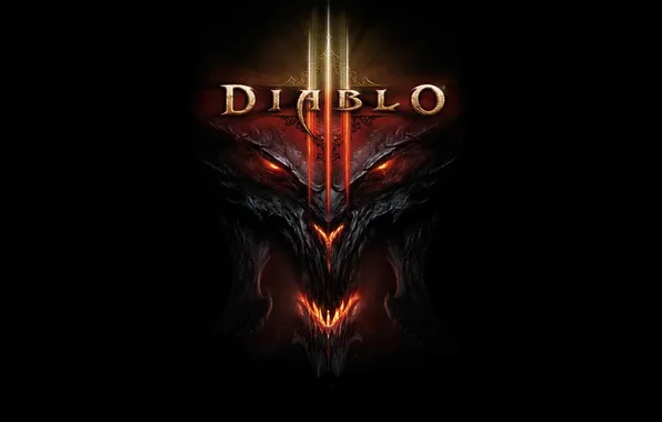 Picture face, fire, the demon, Diablo 3