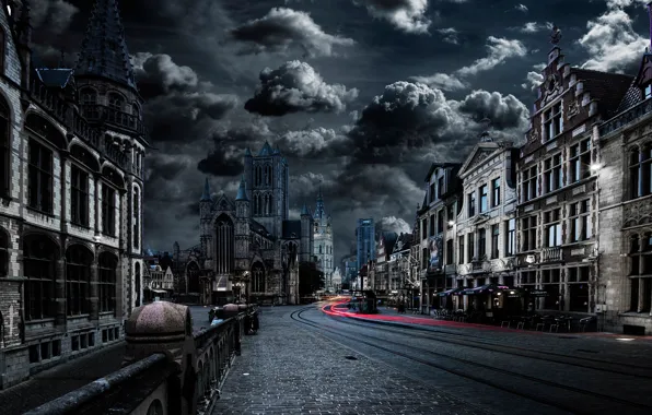 Clouds, Belgium, Gent