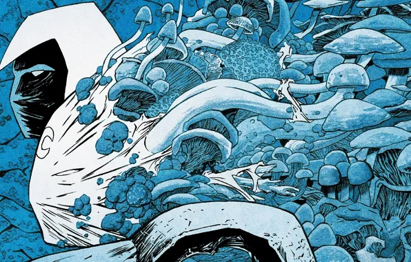 White, costume, Marvel, Range, Moon Knight