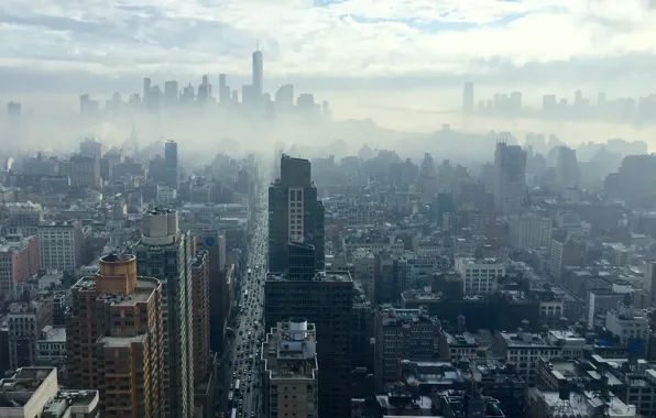 USA, United States, skyline, New York, Manhattan, NYC, New York City, buildings