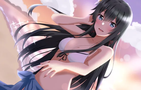 Sea, summer, girl, Shipping Was Yukinoshita, Yahari Ore no Seishun Love Comedy wa Machigatteiru, by …