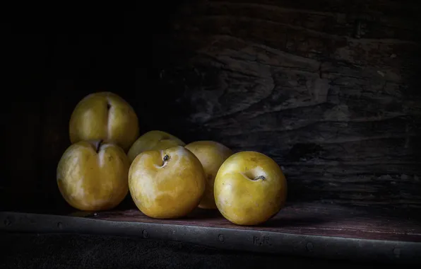 Macro, berries, fruit, plum