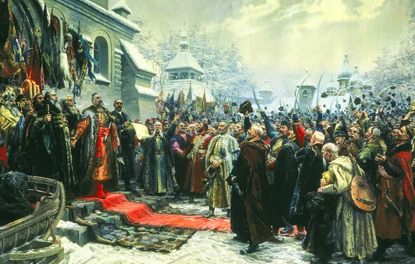 People, Picture, Ukraine, Bohdan Khmelnytsky, Pereyaslav, Pereyaslav Rada, Mikhail Khmelko, Mikhail Khmelko