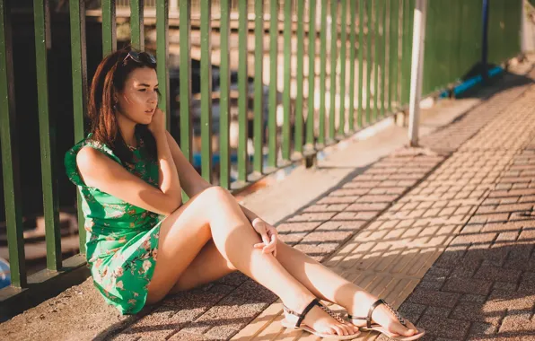 Dress, legs, sponge, Photohobic