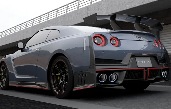 Nissan, GT-R, R35, rear view, 2023, Nissan GT-R Nismo Special Edition