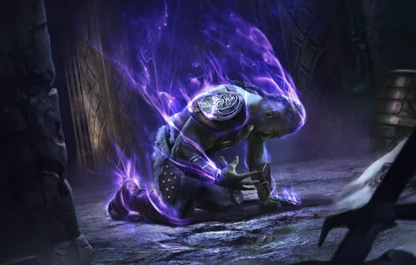 Magic, the game, man, art, The Elder Scrolls Legends