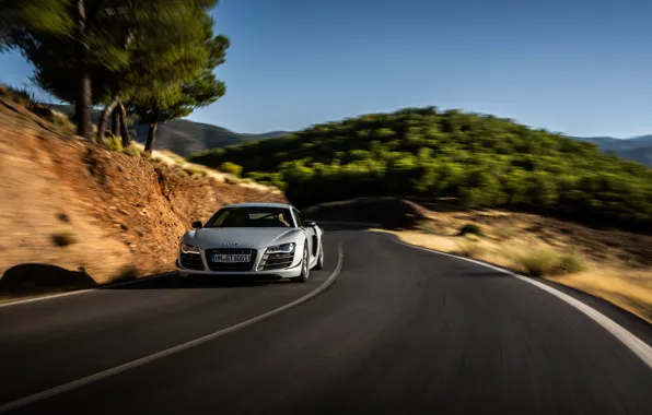 Picture car, Audi, road, R8, Audi R8 GT Coupe