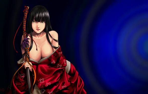 Picture look, girl, sword