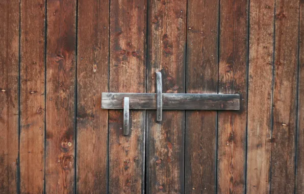 Picture old, wooden, door