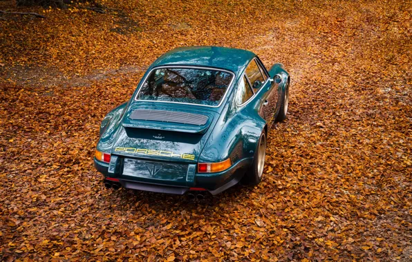 Download wallpaper 911, Porsche, 964, rear view, Theon Design Porsche ...