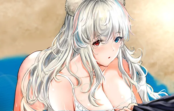 Beach, girl, the game, Arknights, Little