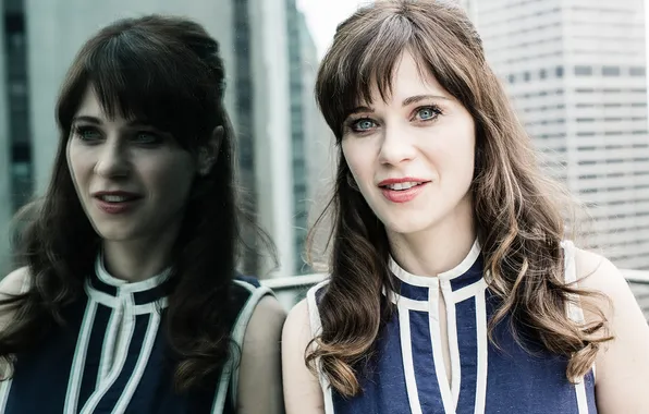 Photoshoot, Zooey Deschanel, USA Today