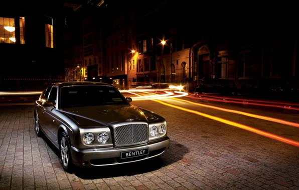 Night, the city, Bentley, Arnage