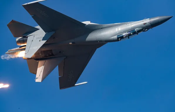 Fighter, Lantern, Pilot, LTC, Cockpit, AIR FORCE CHINA, Shenyang J-16, Changchun Airshow 2019