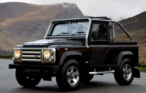 Black, 2008, Land Rover, Defender, SVX, 60th Anniversary Edition