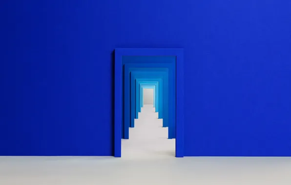 The door, corridor, output, entrance