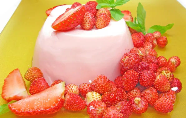 Red, berries, background, Wallpaper, food, strawberry, wallpaper, dessert