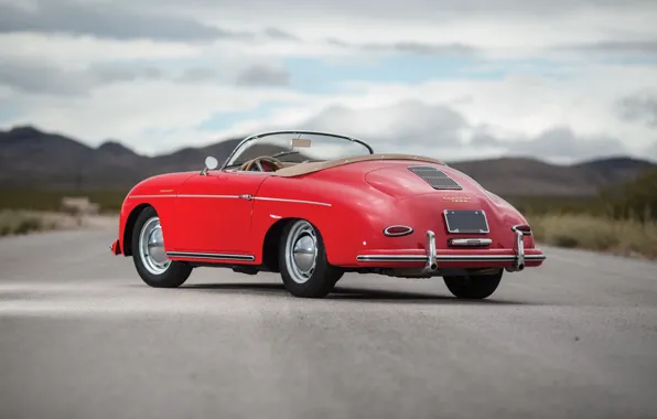 Porsche, 356, 1958, rear view, Porsche 356A 1600 Speedster