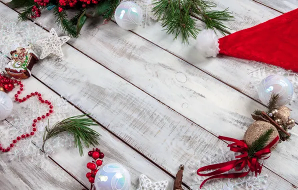 Decoration, balls, Christmas, New year, new year, Christmas, balls, wood