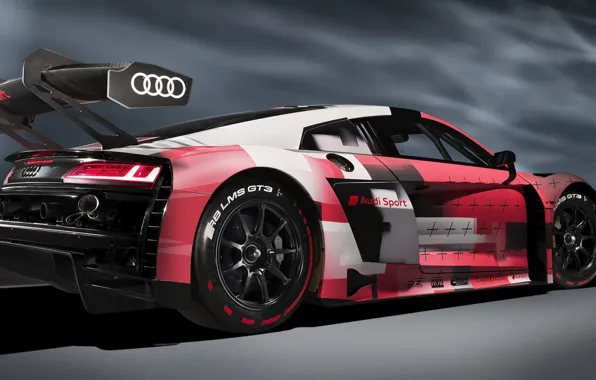 Audi R8, GT3, coupe, LMS, speed, sports car, exterior, aerodynamics