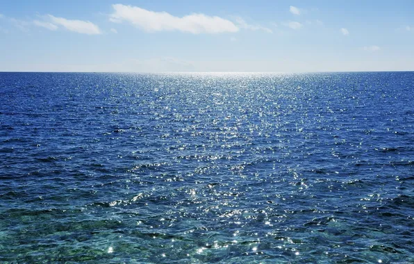 Water, nature, horizon, infinity, the vastness