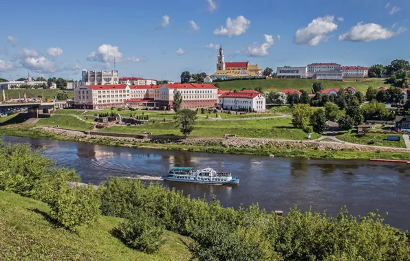 Picture river, Belarus, Grodno, Neman