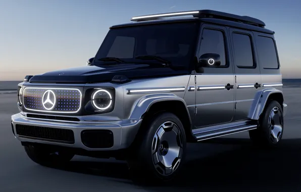 Picture the concept, New, Mercedes-Benz, 2021, G-class, Mercedes-Benz Concept EQG