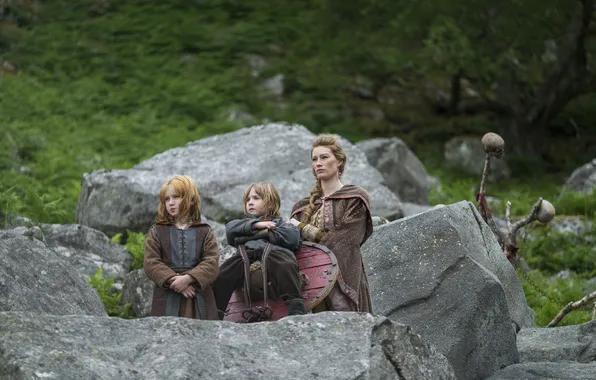 Picture children, Vikings, The Vikings, Alyssa Sutherland, Aslaug