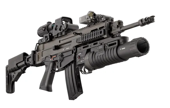 Wallpaper, gun, weapon, evo, rifle, The Czech Republic, EOTech, 5.56x45