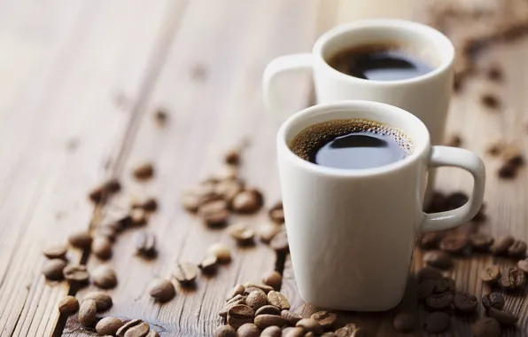 Coffee, grain, mugs