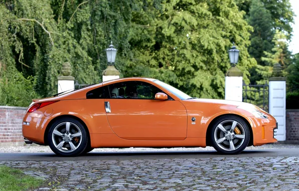 Orange, Nissan, Orange, Nissan, Car, 350z, Car, Wallpapers