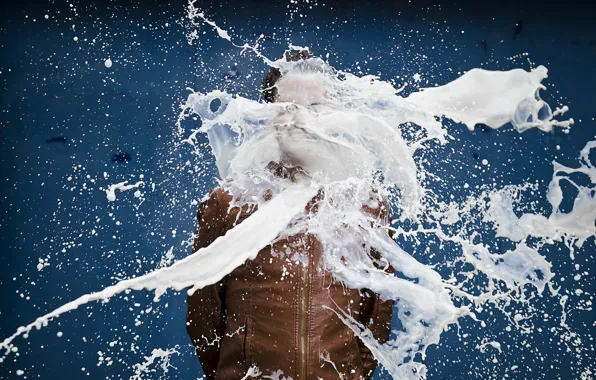 Background, people, milk