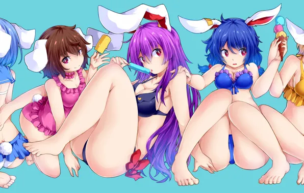 Girls, Group, Girlfriend, Touhou