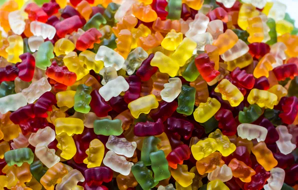 Picture color, candy, sweets, bears