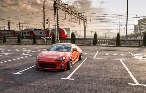 The car, Parking, Toyota, GT86, Rocket, Bunny