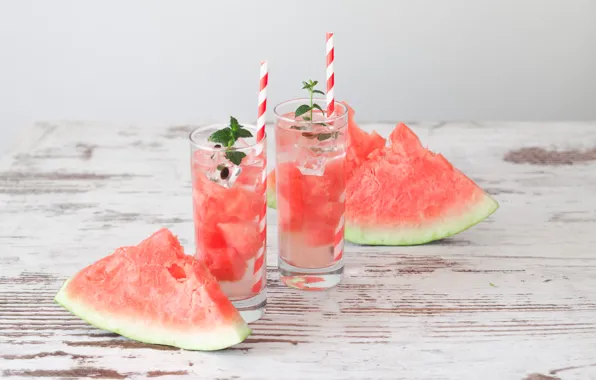 Summer, watermelon, Cocktail