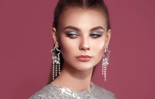 Picture look, girl, face, model, portrait, makeup, beautiful, Oleg Gekman