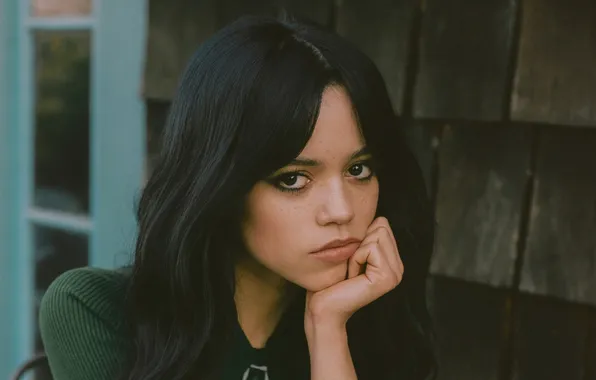 Look, pose, makeup, actress, Jenna Ortega, Jenna Ortega