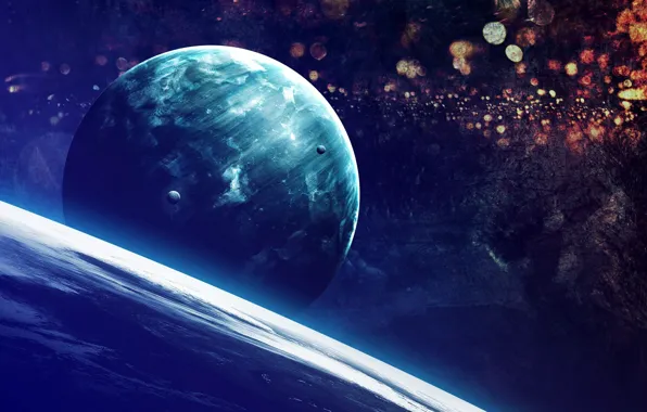 Planet, Space, Planet, Planets, Art, Space, Art, Satellite