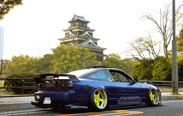 Picture Machine, Tuning, Blue, Nissan, Nissan, Car, Tuning, JDM