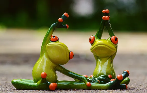 Picture sport, toys, gymnastics, frog, yoga, frogs, fitness, figures