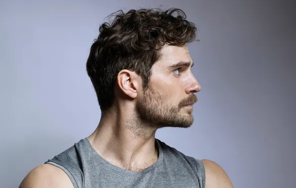 Portrait, Mike, profile, beard, actor, Henry Cavill, Henry Cavill