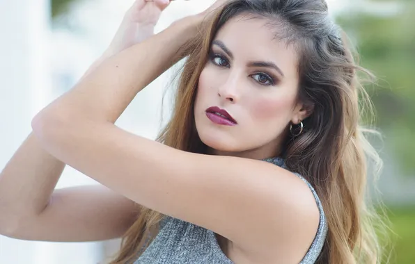 Picture makeup, brown-eyed, Conchi Santiago Duran