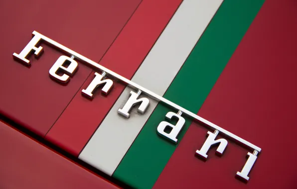 Red, Ferrari, Flag, Logo, Ferrari