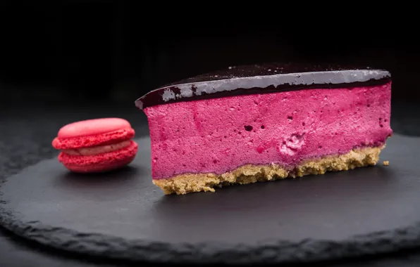 Cake, cake, cream, dessert, chocolate, dessert, macaron, chocolate glaze