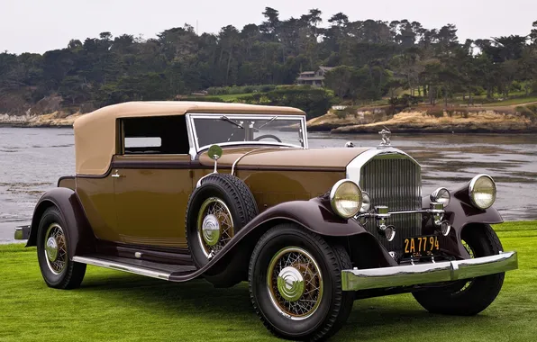 Auto, nature, retro, Pierce-Arrow