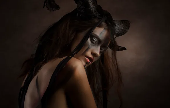 Makeup, horns, makeup, Myst, Horn, Joachim Bergauer
