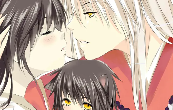 Anime, family, art, Inuyasha, InuYasha
