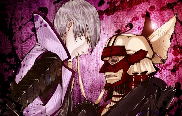 Look, background, art, guys, two, Sengoku Basara, The Era Of Unrest